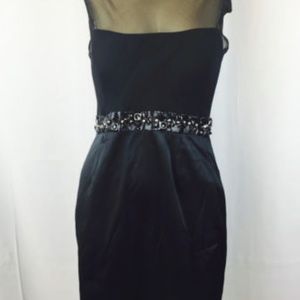 Silk Black Cocktail Dress
